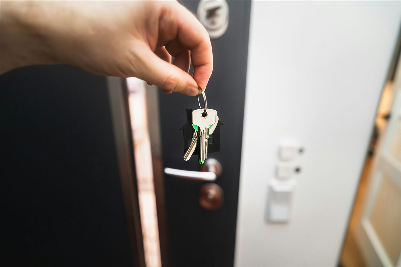 Entrée d'un logement à Strasbourg